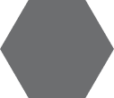Grey Hexagon , 127 х 127 х 9 mm, 44pcs /Box